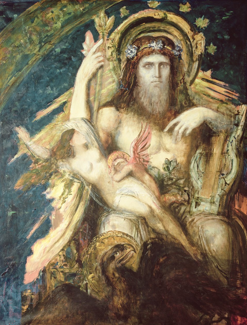 Jupiter en Semele door Gustave Moreau