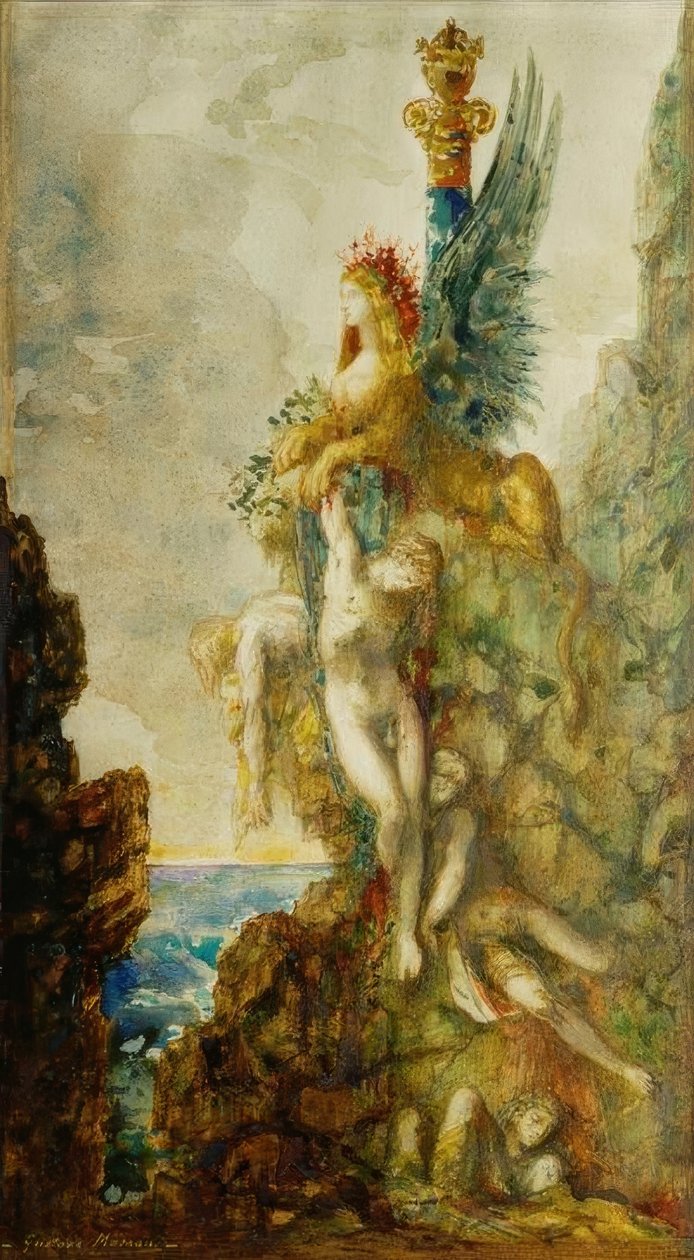 De Sfinx (Overwinnaar) door Gustave Moreau