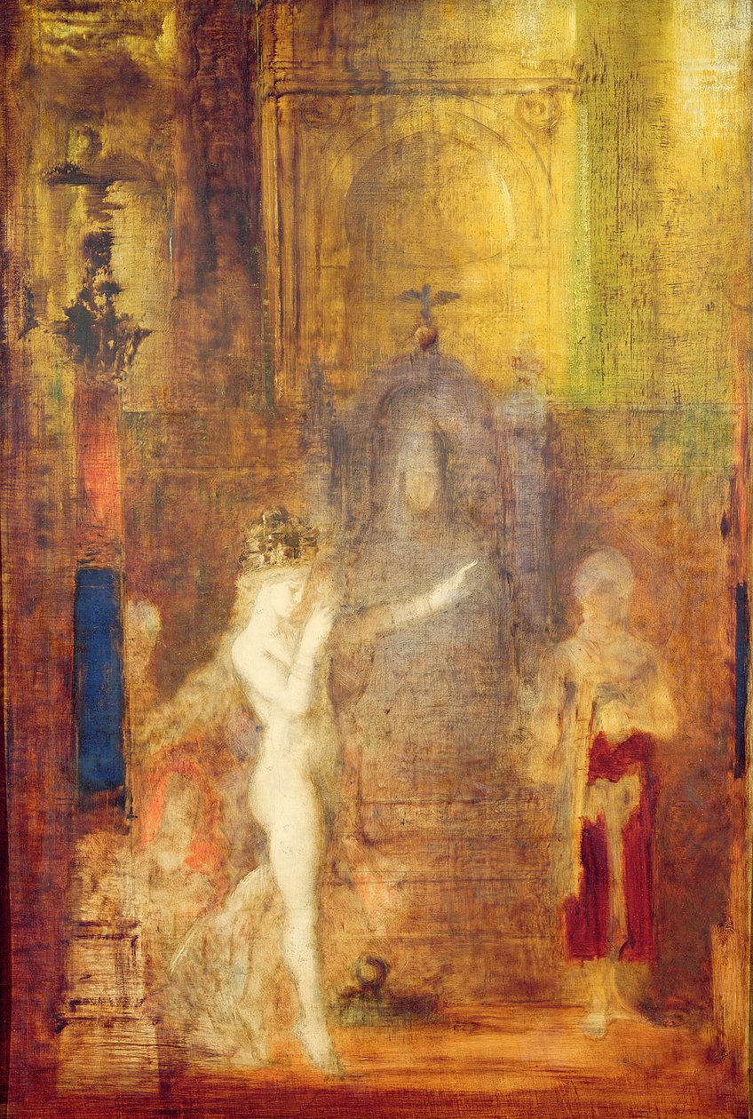 Salome danst voor Herodes, c.1876 door Gustave Moreau