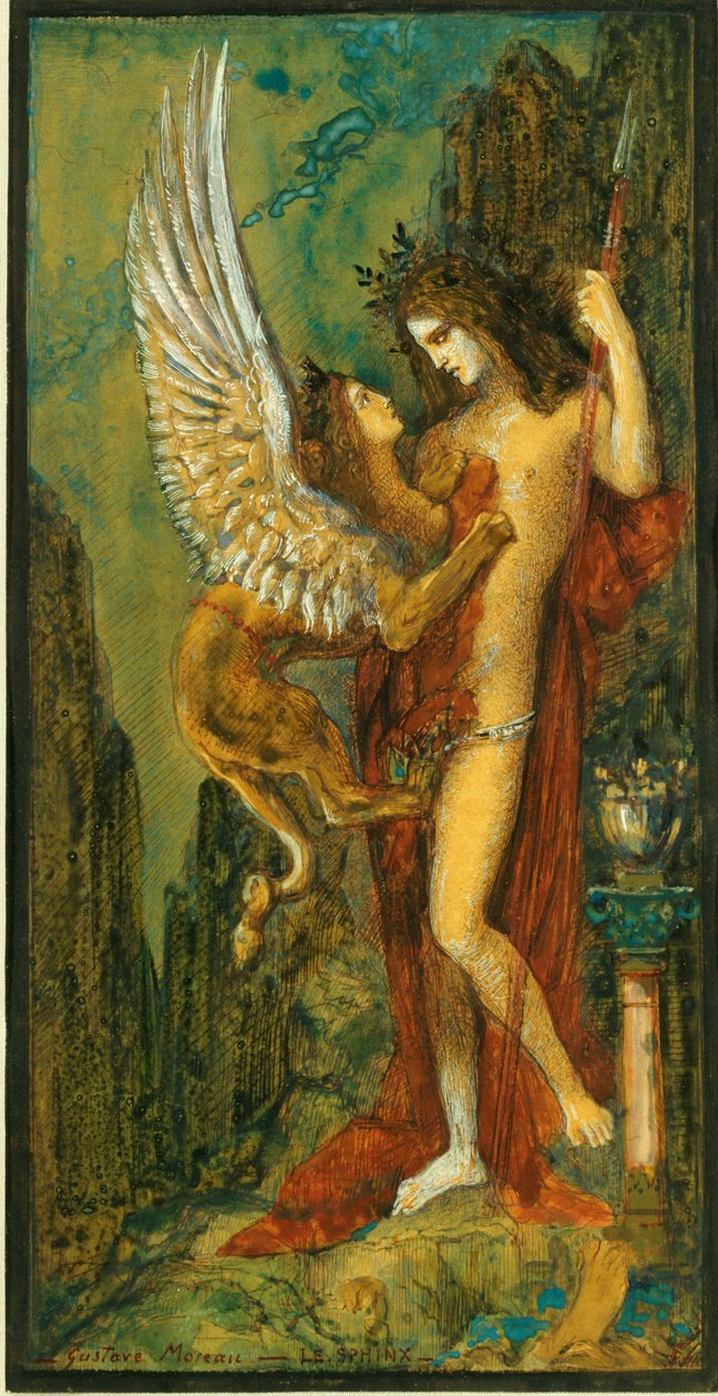 De Sfinx door Gustave Moreau