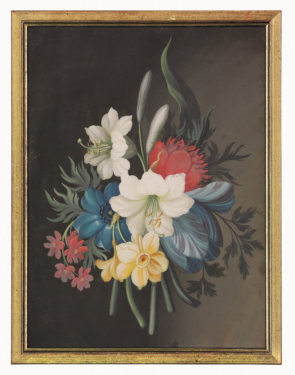 Stilleven van Bloemenboeket door Gustavus Hamilton