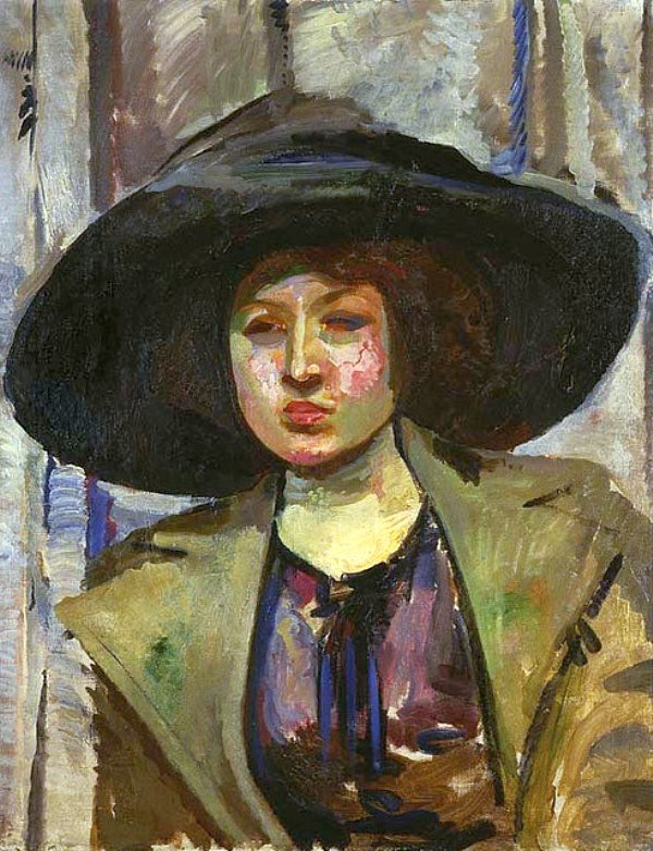 Portret van Kazimiera Felix door Gustaw Gwozdecki