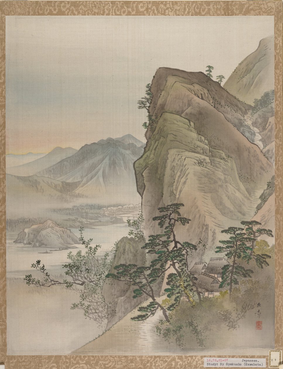 Landschap door Gyokusho Kawabata