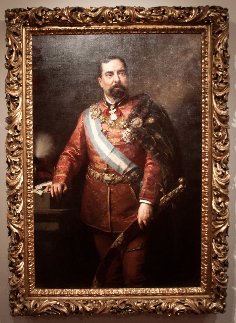 Portret van Jeno Karatsonyi door Gyula Benczúr