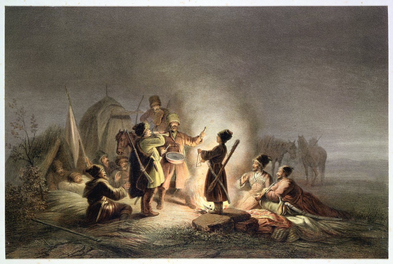 Rond het kampvuur door H. Kretzschmer