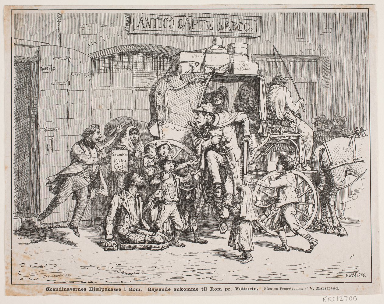 De Scandinavische hulpkas in Rome door H.P. Hansen