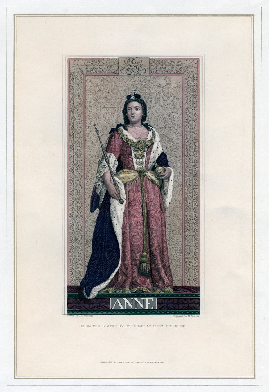 Koningin Anne, 19e eeuw door H. Bourne