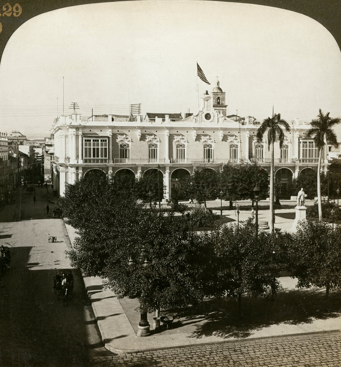 Het Paleis van de Kapitein-Generaal, Havana, Cuba door H. C. White