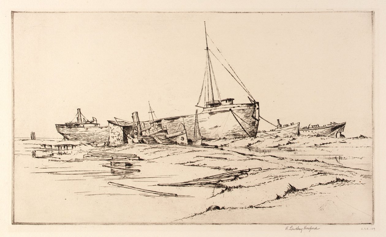 Scheepskerkhof, Port Arthur door H. Lindley Hosford