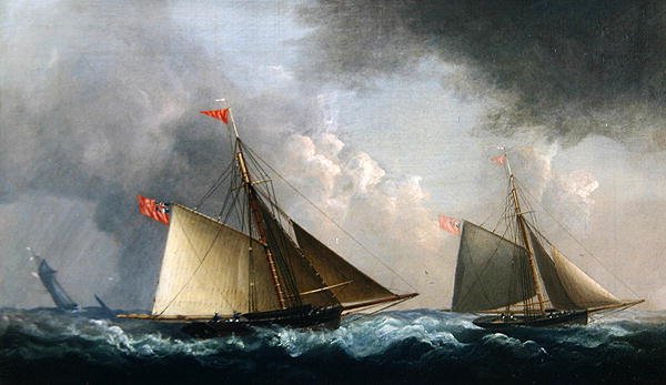 Cutter jachten racen door H. Sargeant