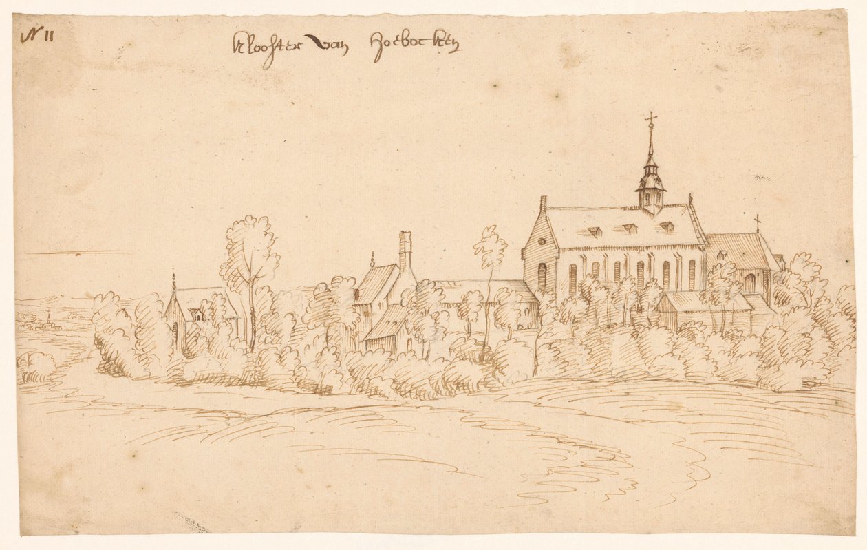 Het klooster van Hoboken door H. van Wel (attributed to)