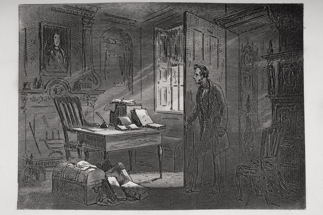 De Kamer met het Portret, illustratie uit 