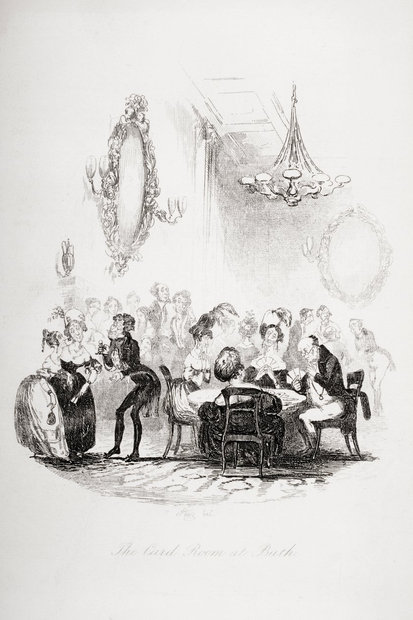 De kaartkamer in Bath (illustratie uit 