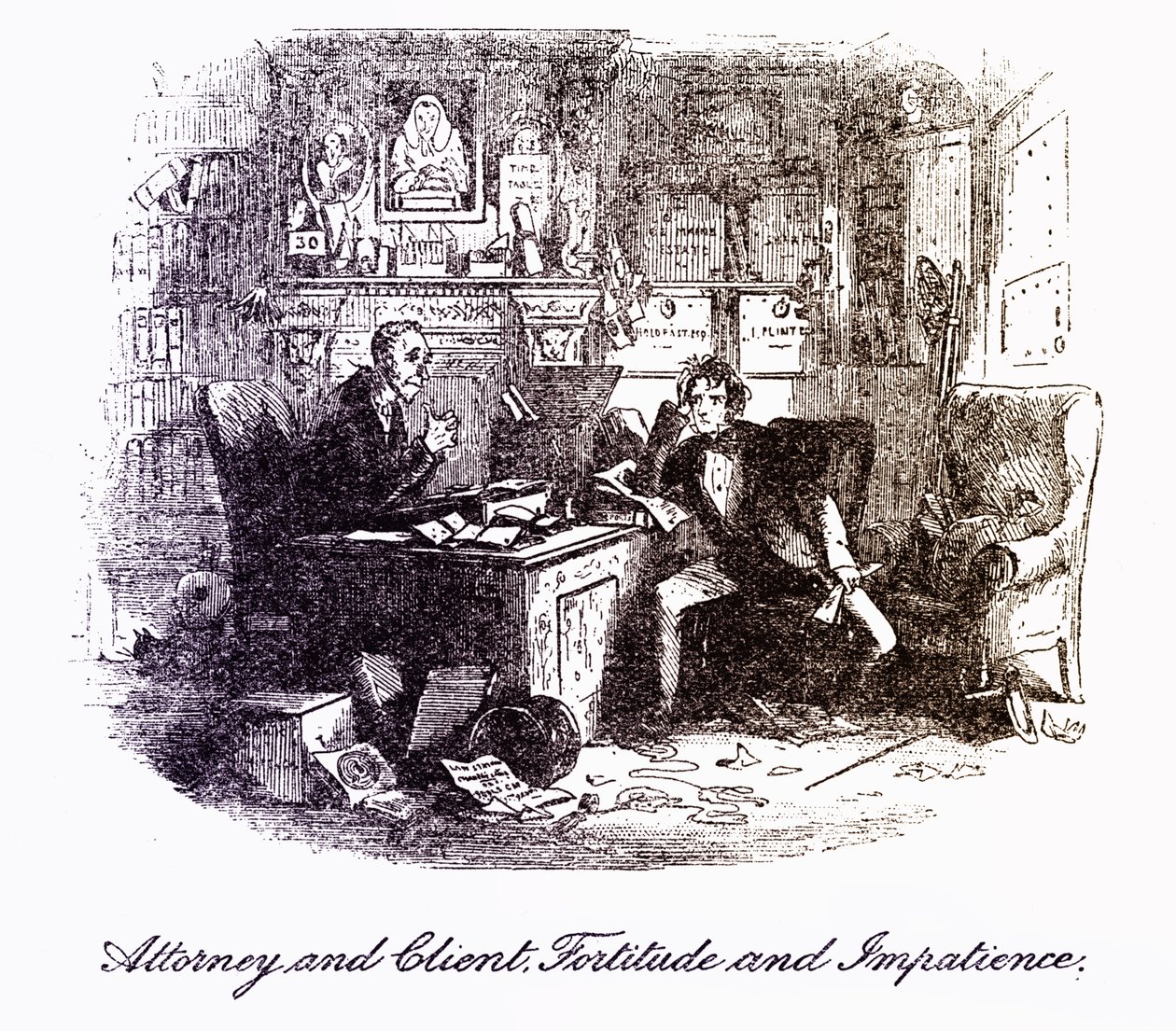Bleak House door Hablot Knight Browne