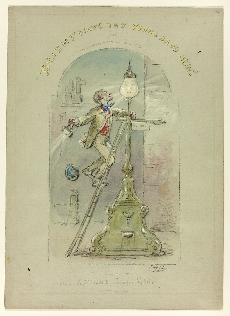 Helder zijn uw jonge dagen geweest! door Hablot Knight Browne