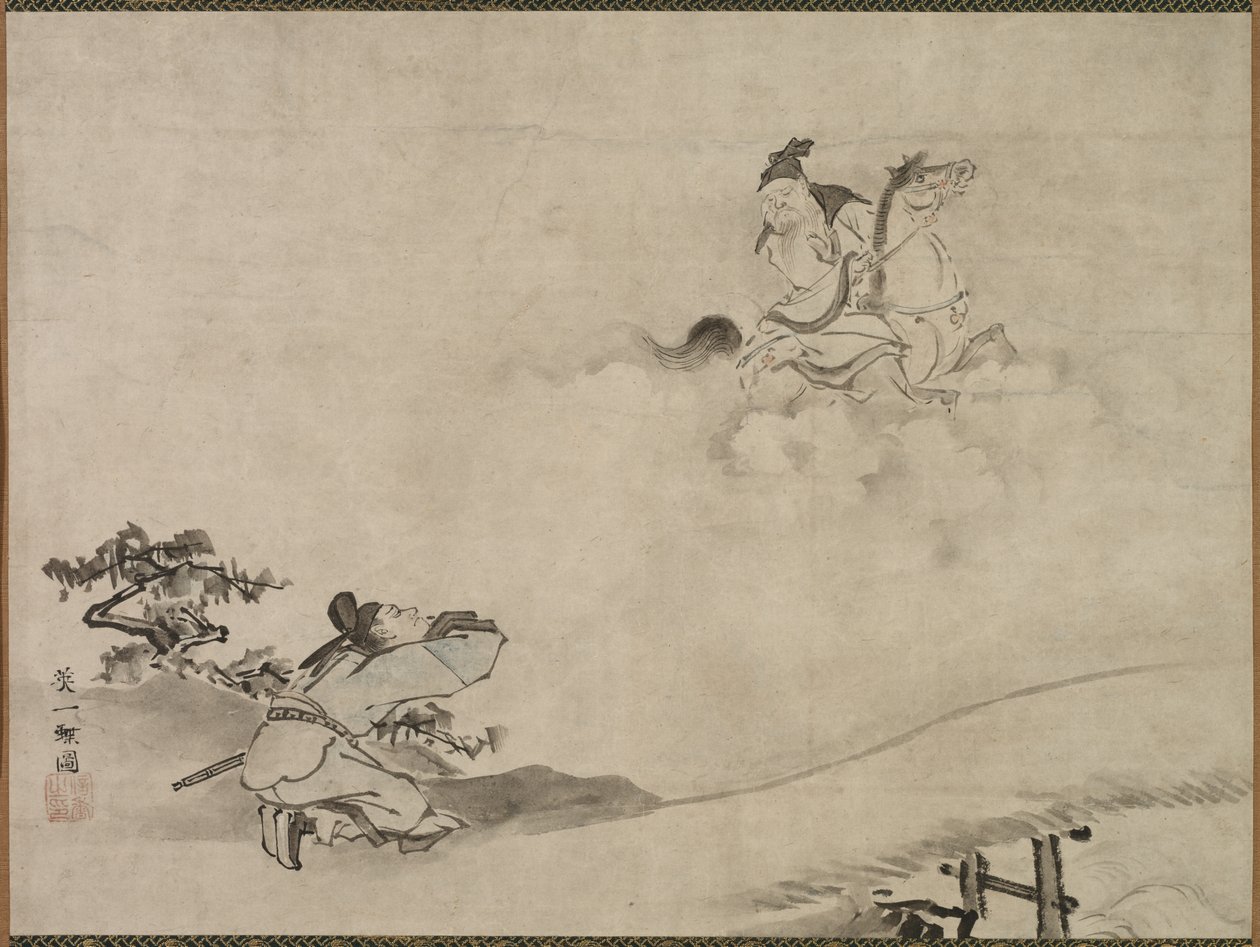 Daoïstische Onsterfelijke, 1615-1868 door Hanabusa Itcho