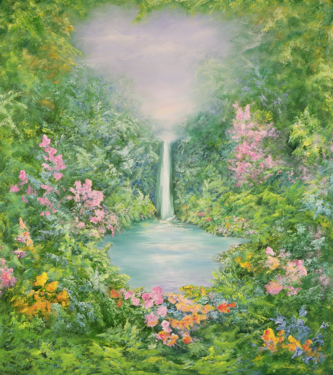 De waterval, 1997 door Hannibal Mane
