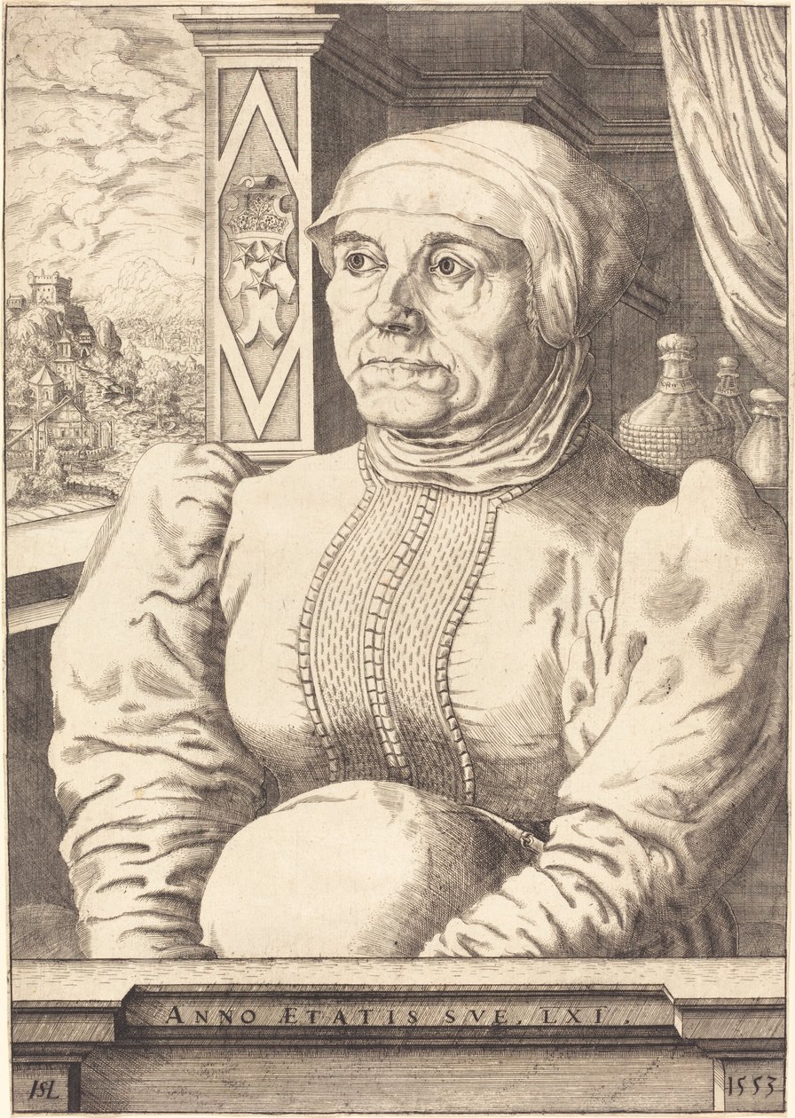 Felicitas von Eckh (-Freyberg) door Hanns Lautensack