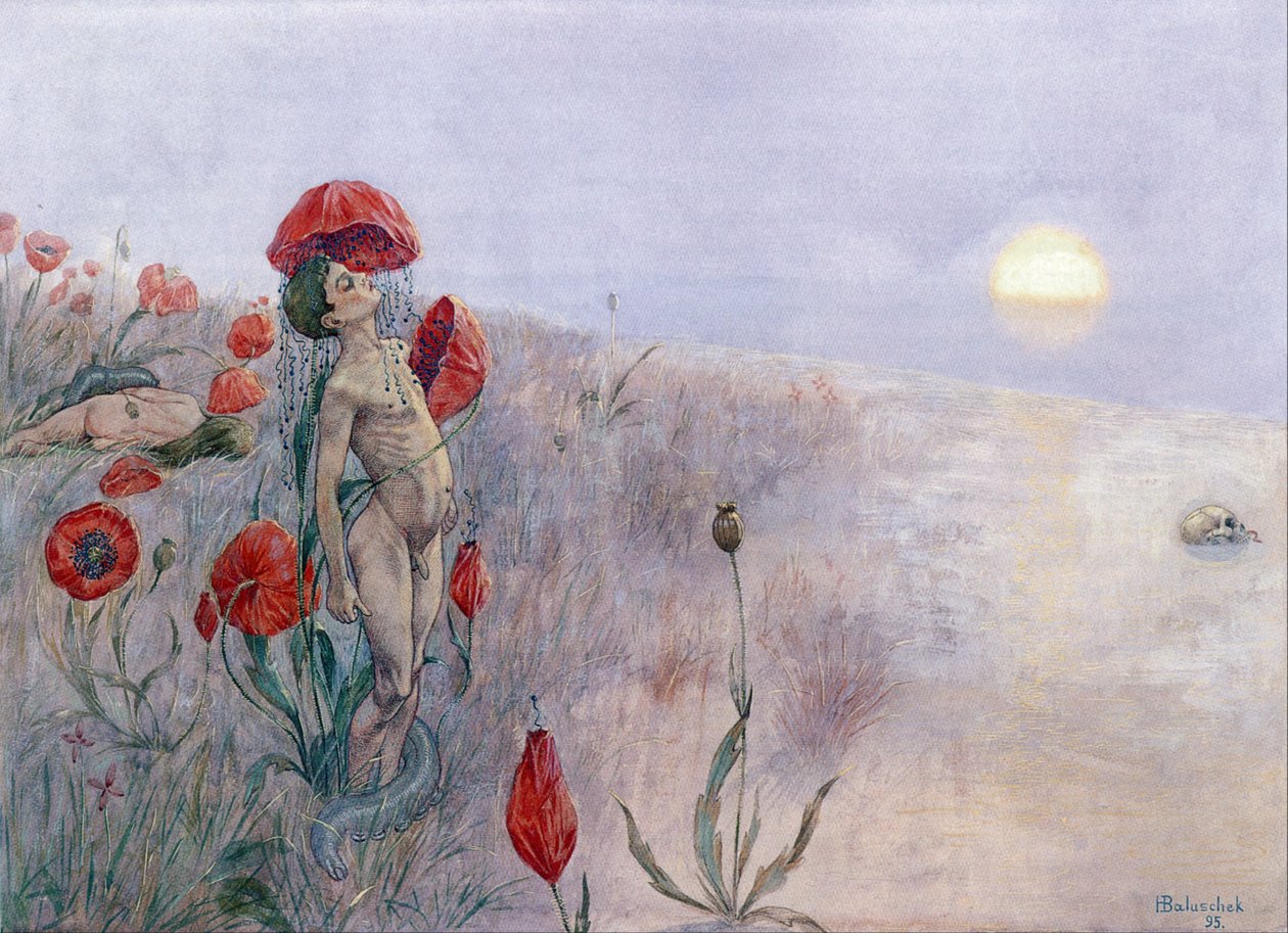 De dood door Hans Baluschek