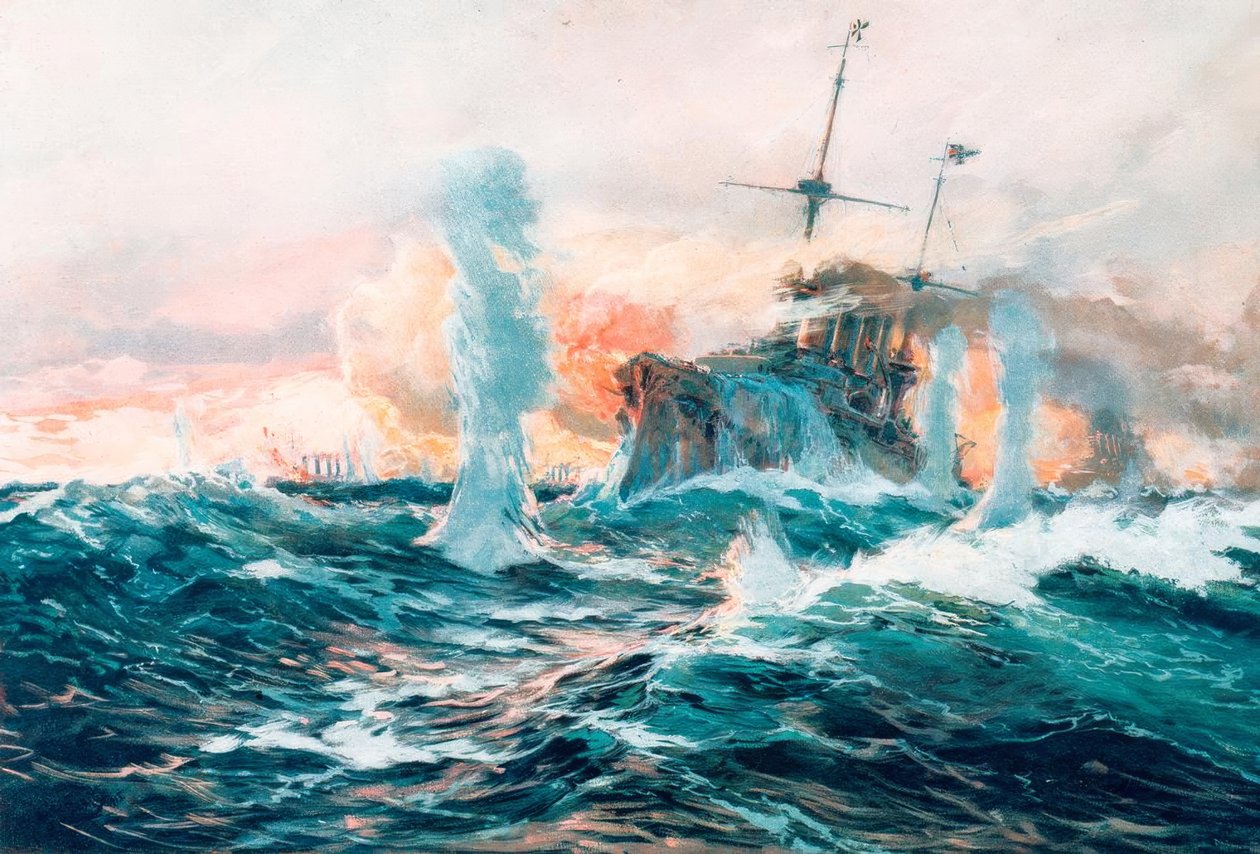 S.M.Kr. Scharnhorst en Gneisenau door Hans Bohrdt