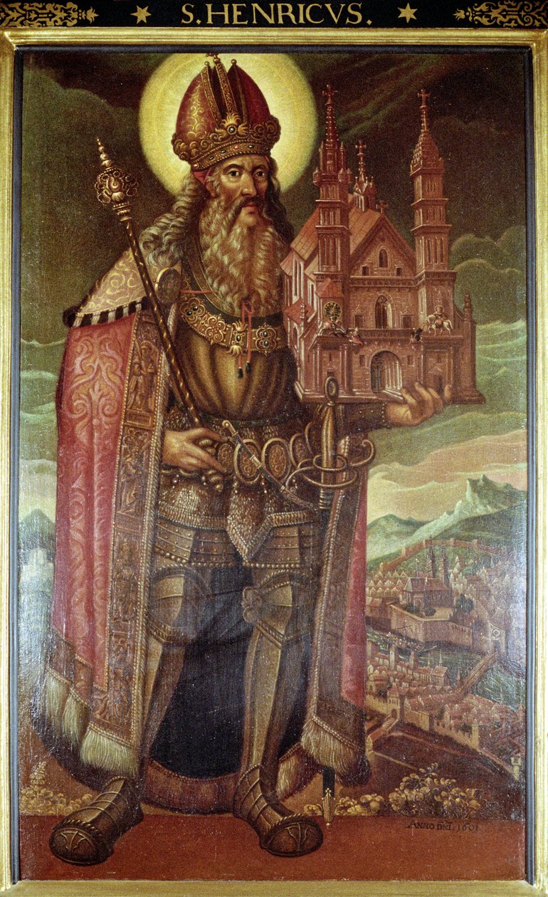 Keizer Heinrich II door Hans Bär