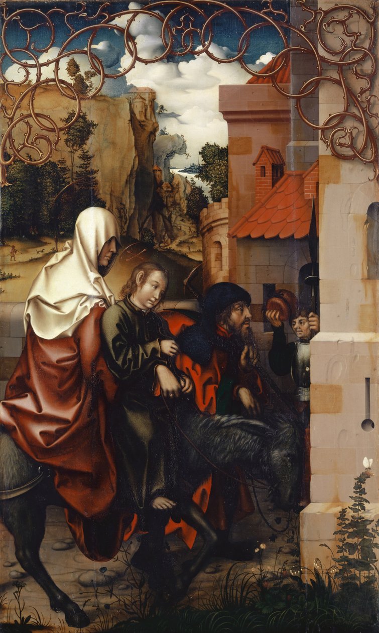 De Terugkeer uit Egypte, 1512 door Hans Fries