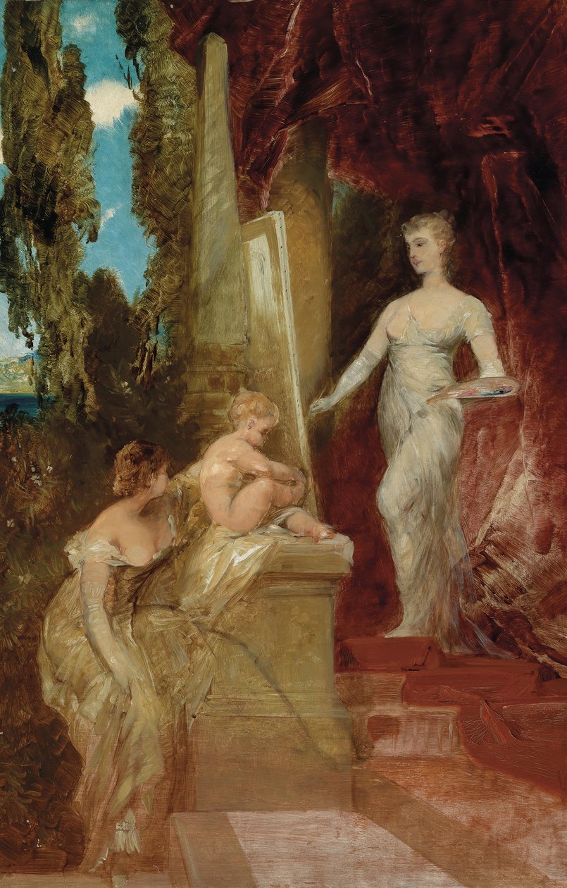 Allegorie van de Schilderkunst door Hans Makart