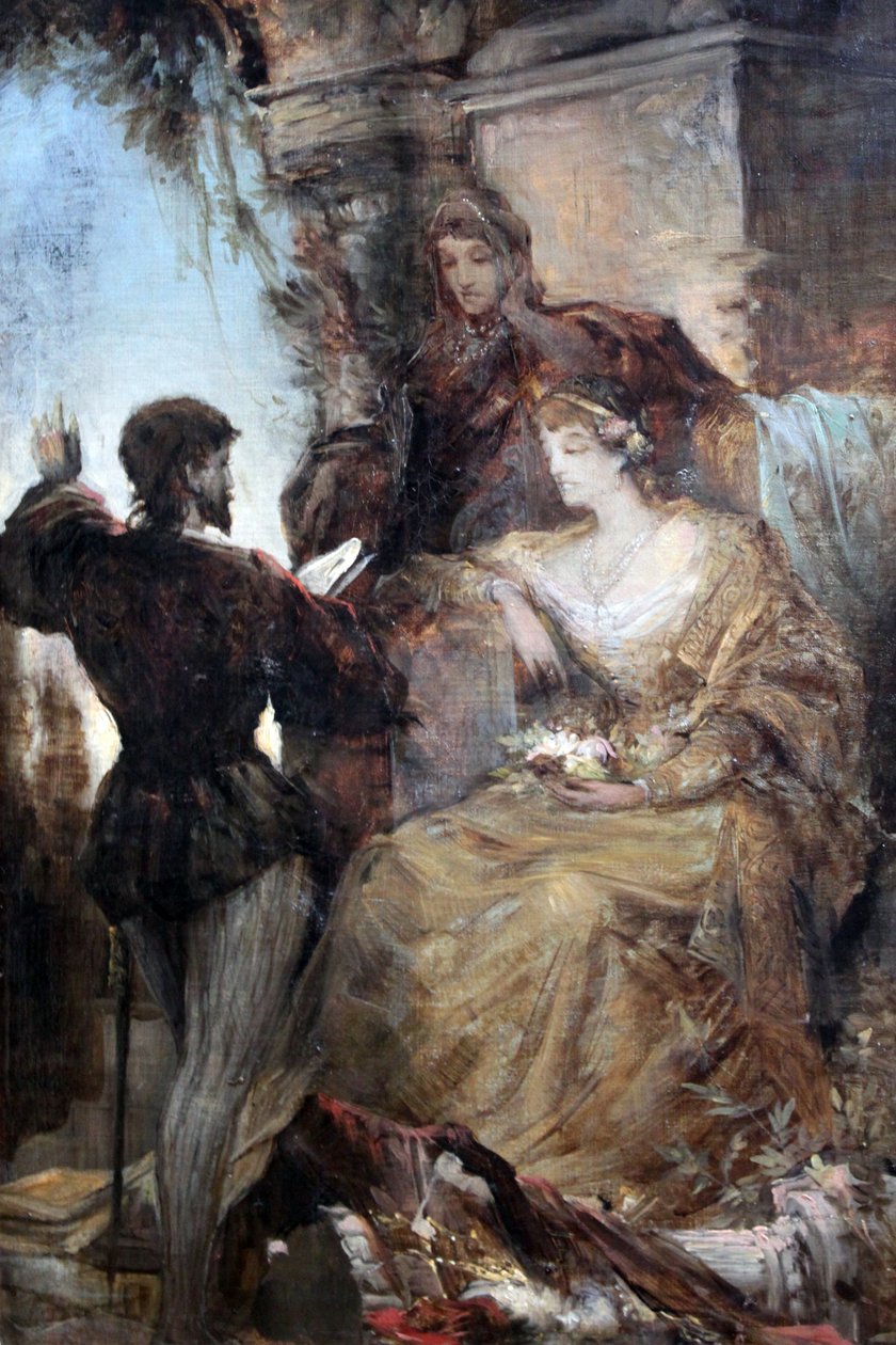 Tasso en Eleonore van Este door Hans Makart