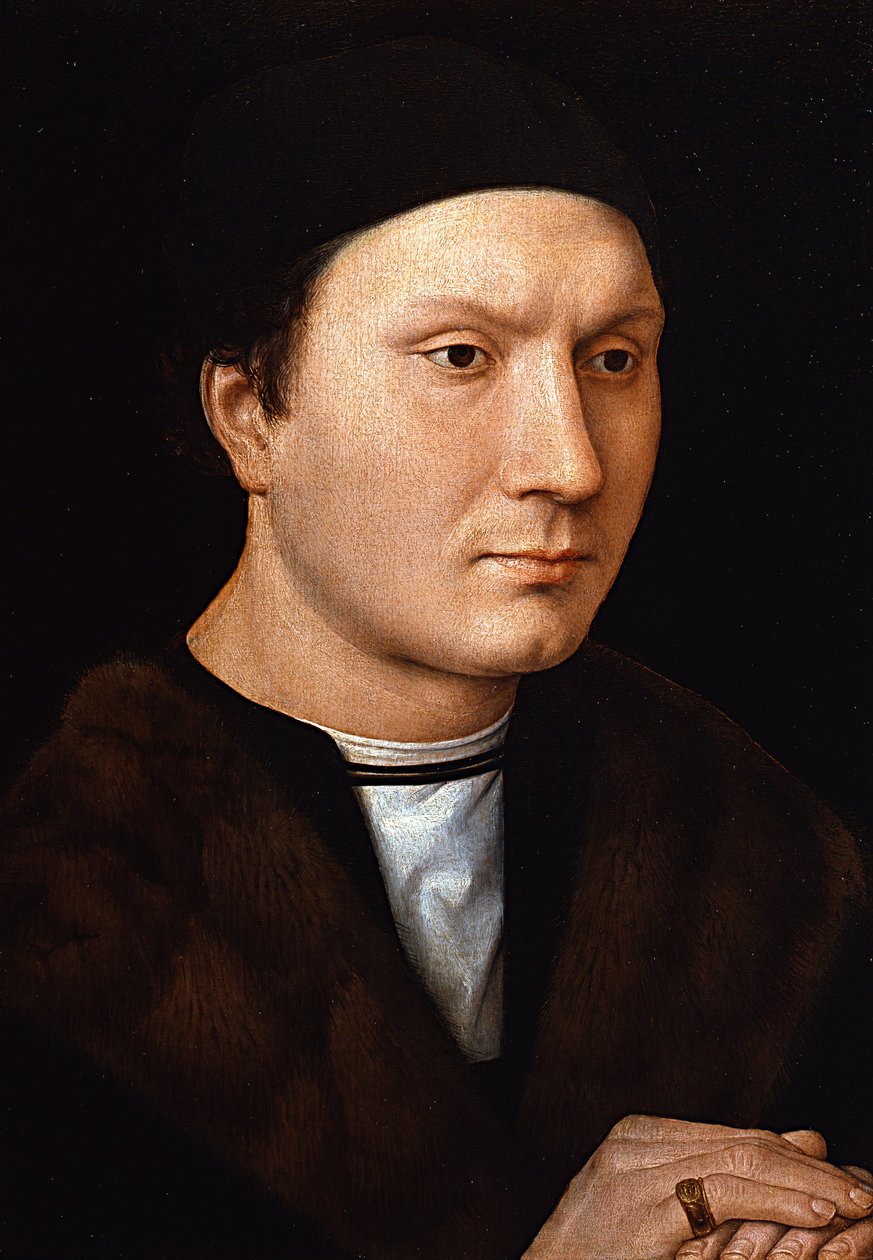 De man met de brief door Hans Memling