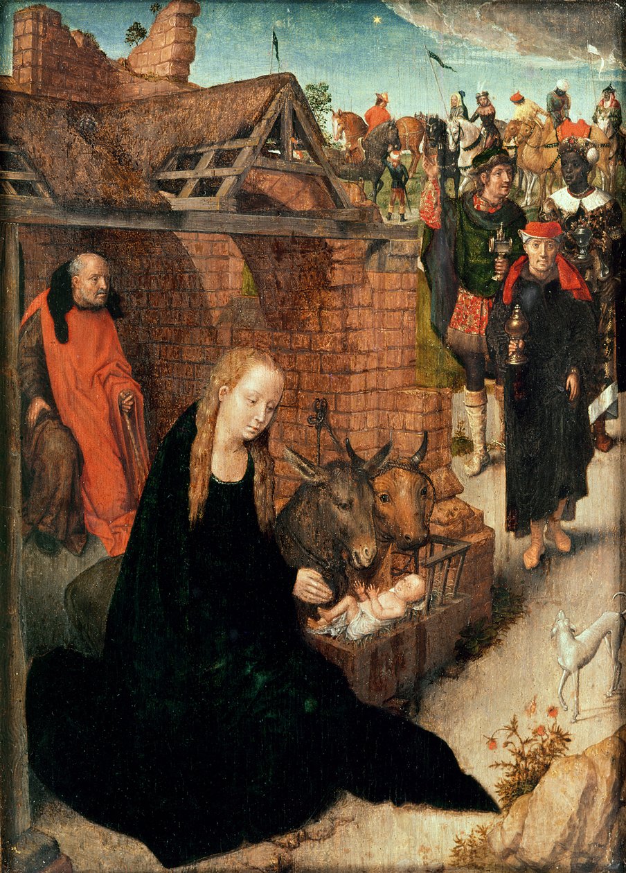 De Geboorte door Hans Memling