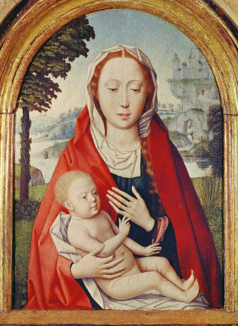 De Maagd en het Kind door Hans Memling