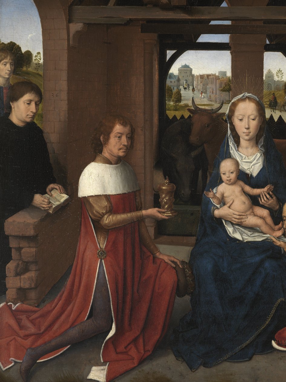 Drieluik van Jan Floreins door Hans Memling