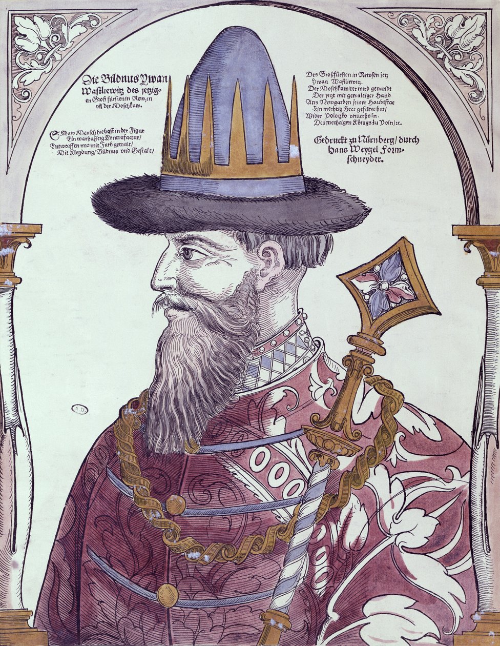Ivan IV (1530-84) de Verschrikkelijke door Hans Weigel