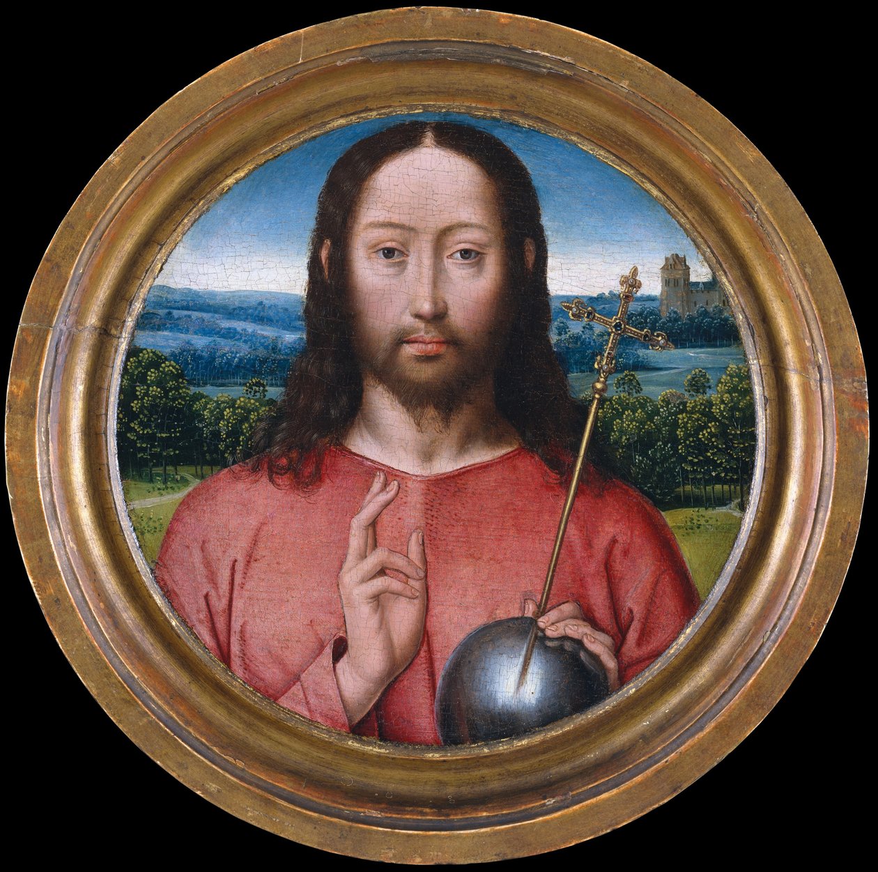 Salvator Mundi door Hans Memling