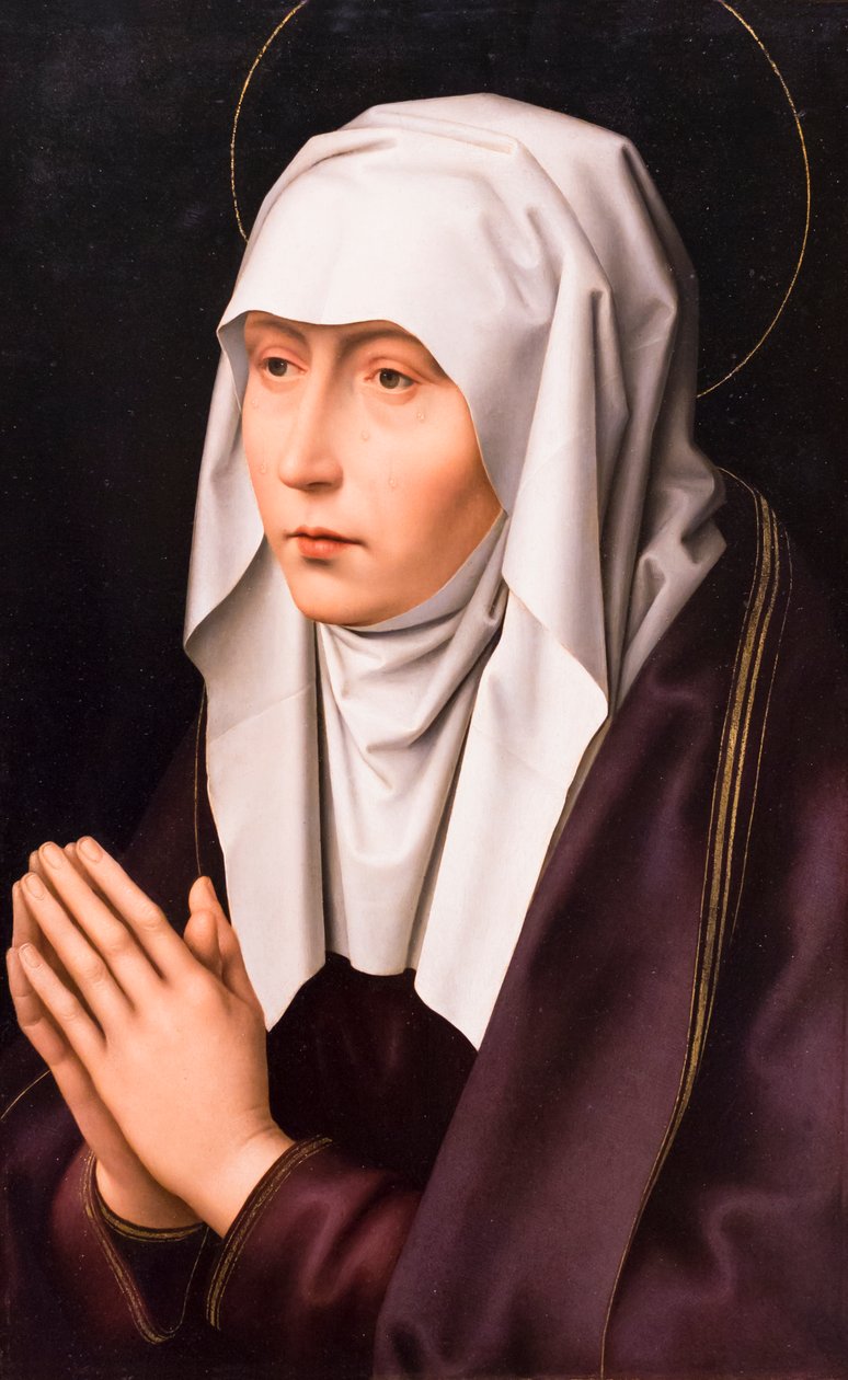 Onze Lieve Vrouw van Smarten door Hans (after) Memling