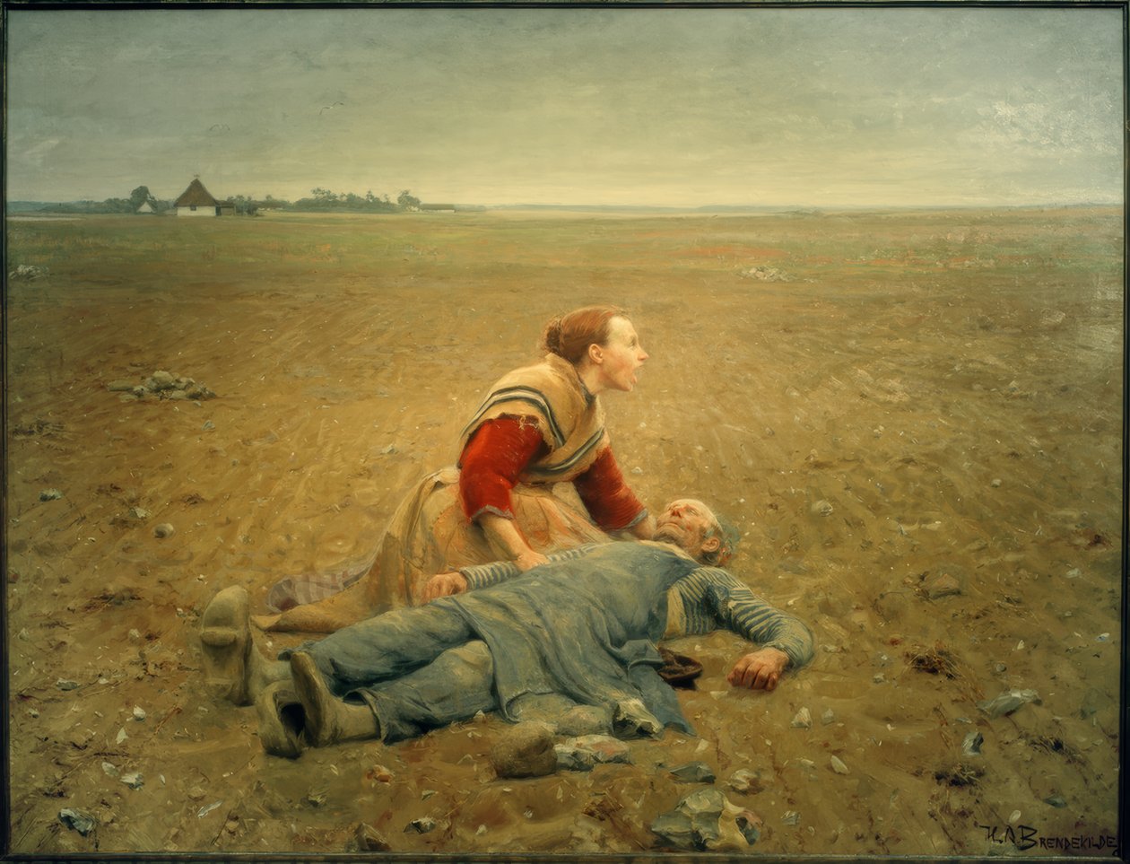 Uitgeput door Hans Andersen Brendekilde