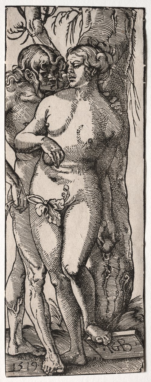 Adam en Eva door Hans Baldung