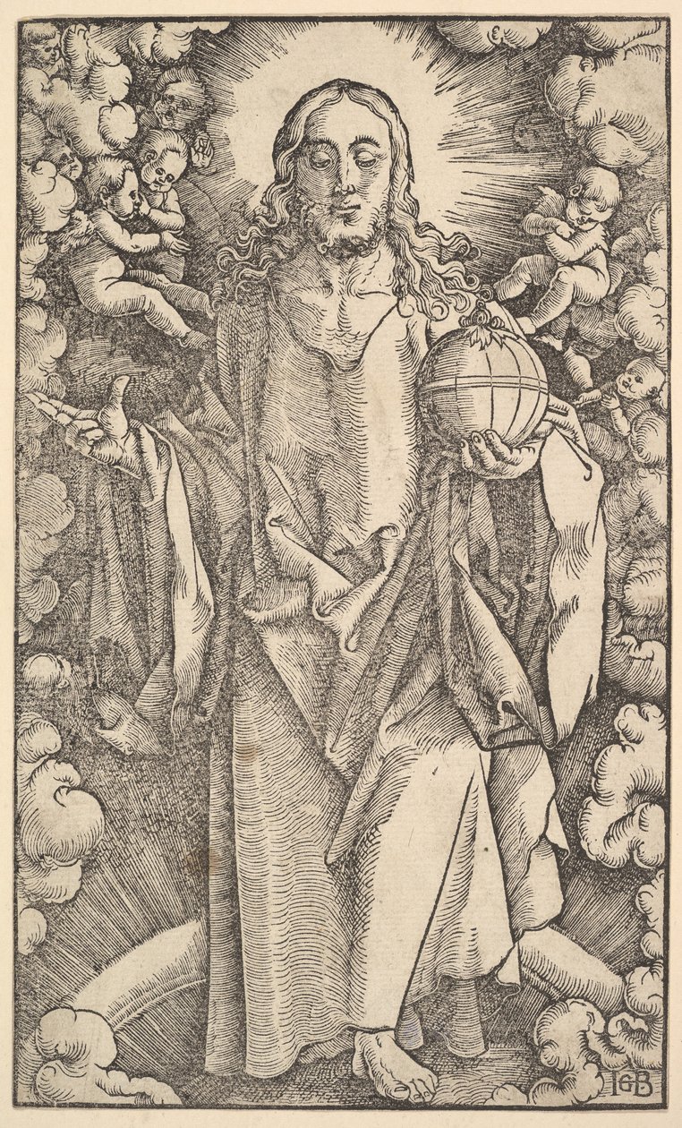 Christus uit Christus en de Apostelen door Hans Baldung
