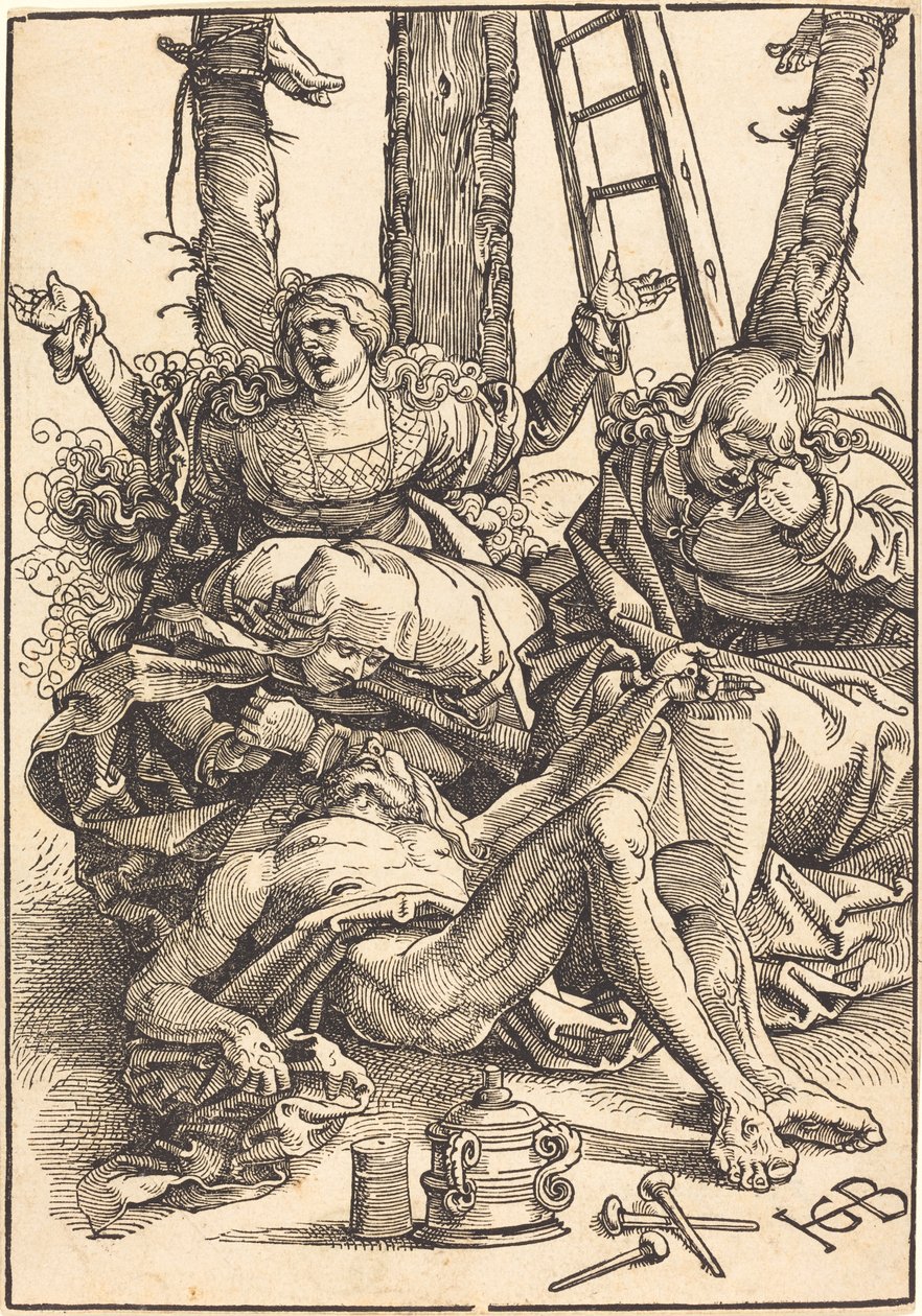 Rouw om Christus door Hans Baldung Grien