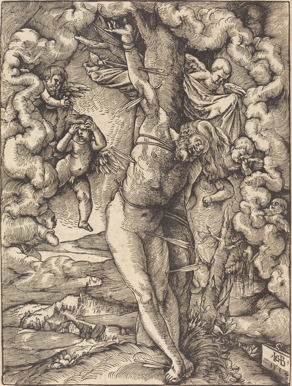 Sint Sebastiaan door Hans Baldung Grien