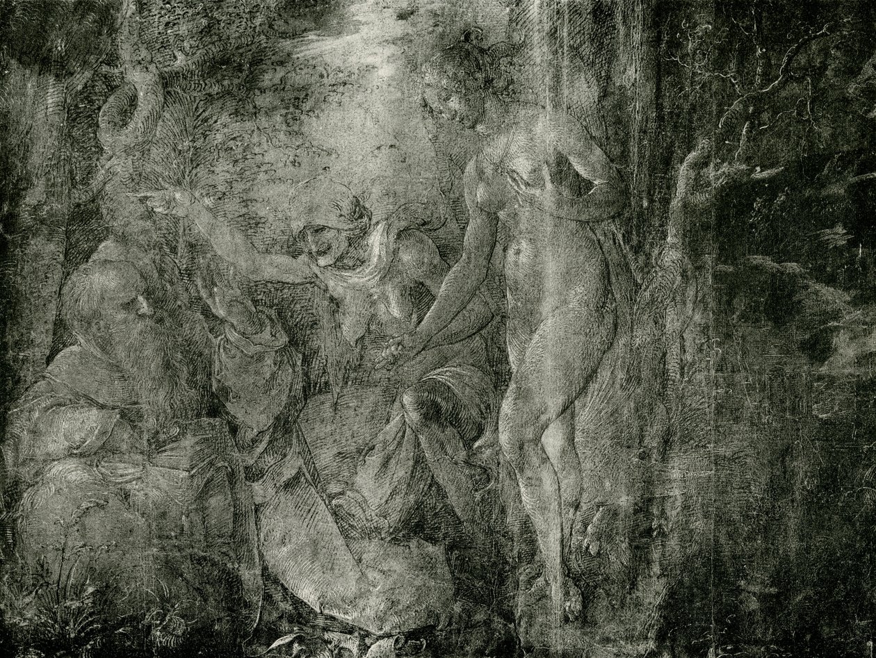 Verleiding van St. Antonius door Hans Baldung Grien