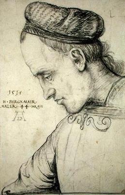 Zelfportret, c.1517 door Hans Burgkmair