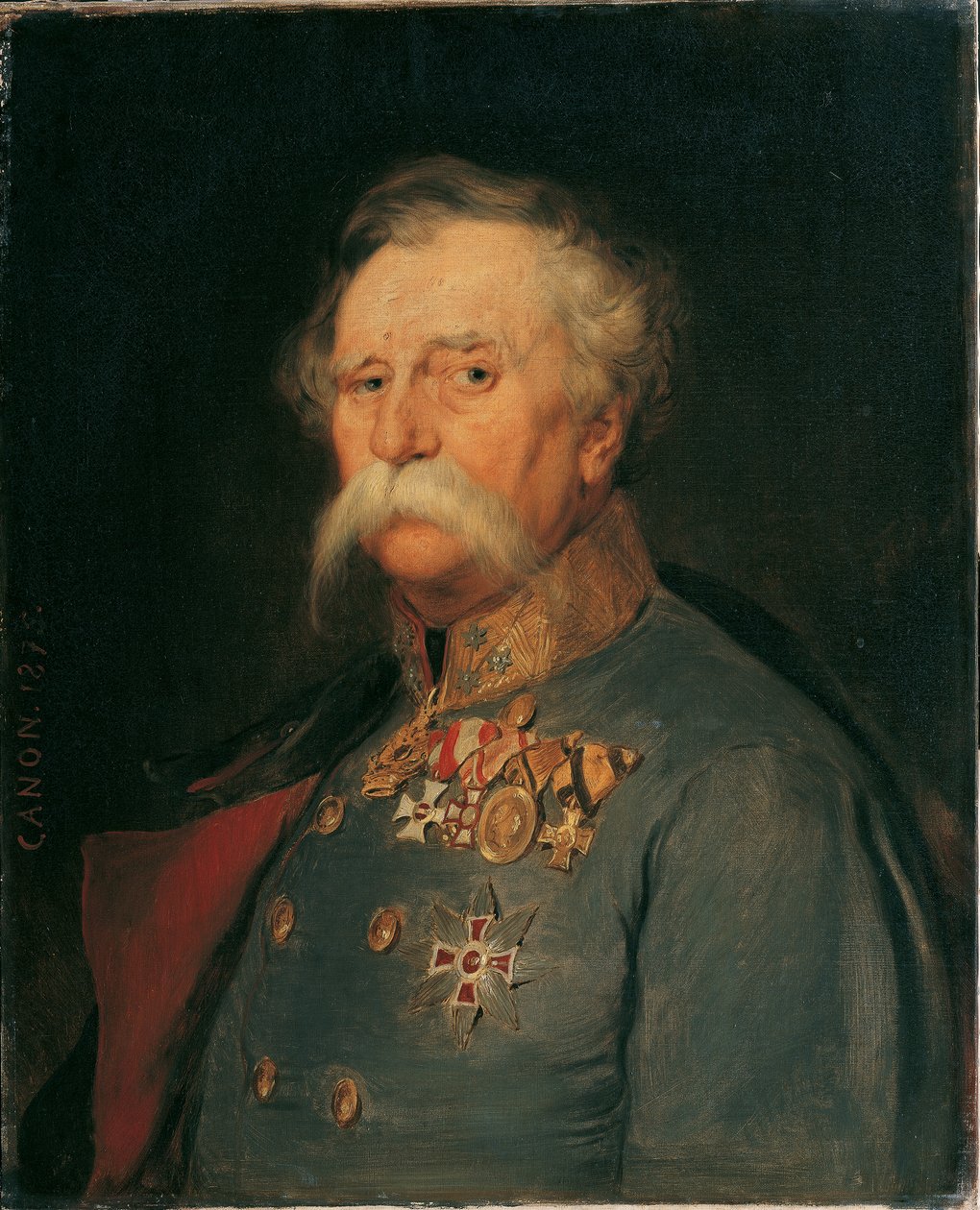 Generaal Franz von Hauslab door Hans Canon