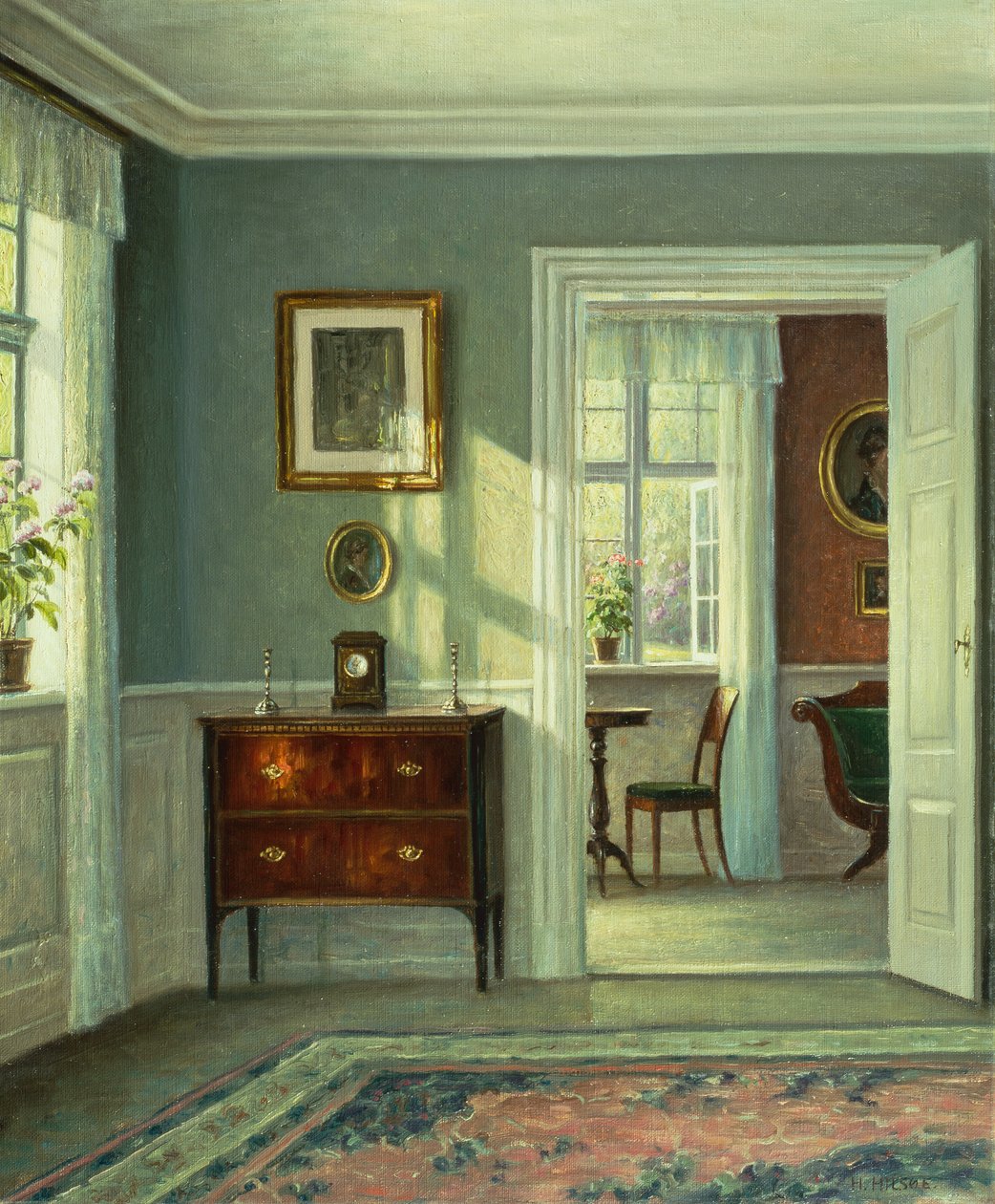 Een Interieur door Hans Hilsoe