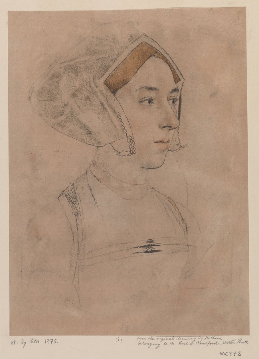 Anne Boleyn door Hans, Holbein