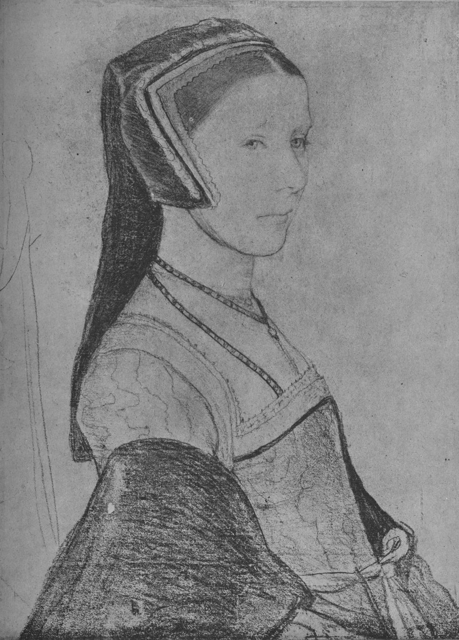 Anne Cresacre, c1527, 1945 door Hans Holbein der Jüngere