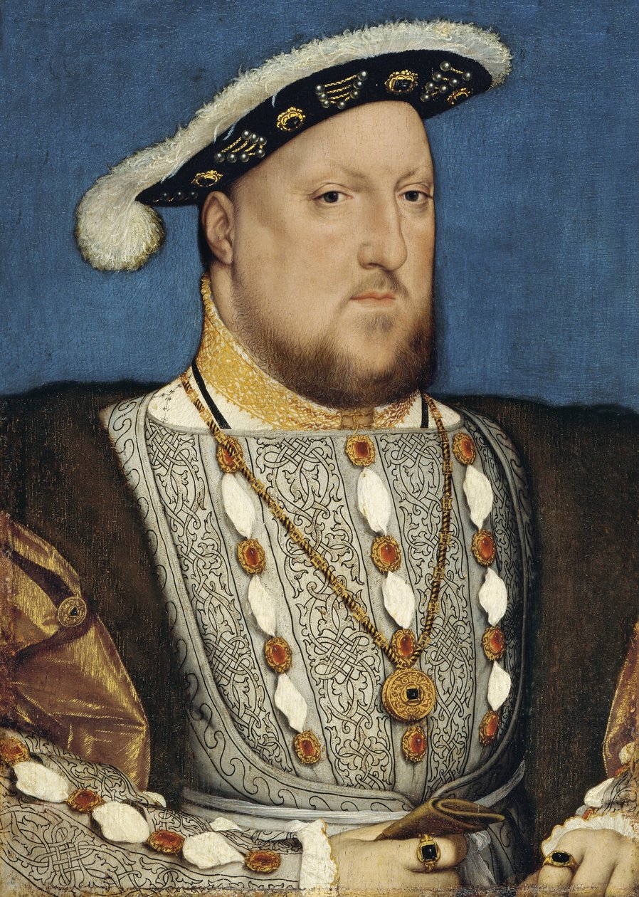 Portret van Hendrik VIII door Hans Holbein the Younger