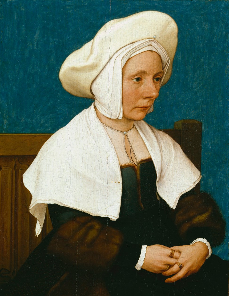 Portret van een vrouw door Hans Holbein the Younger
