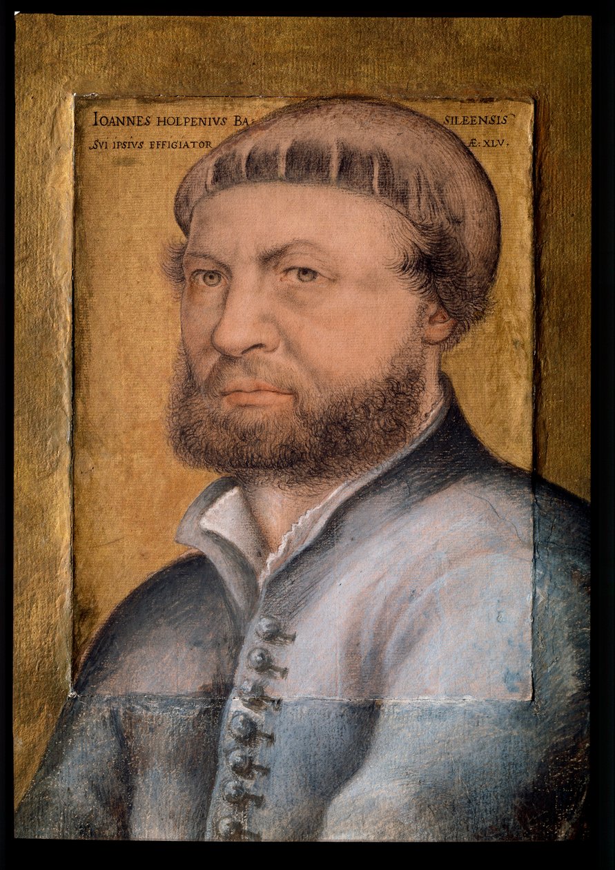 Zelfportret door Hans Holbein der Jüngere