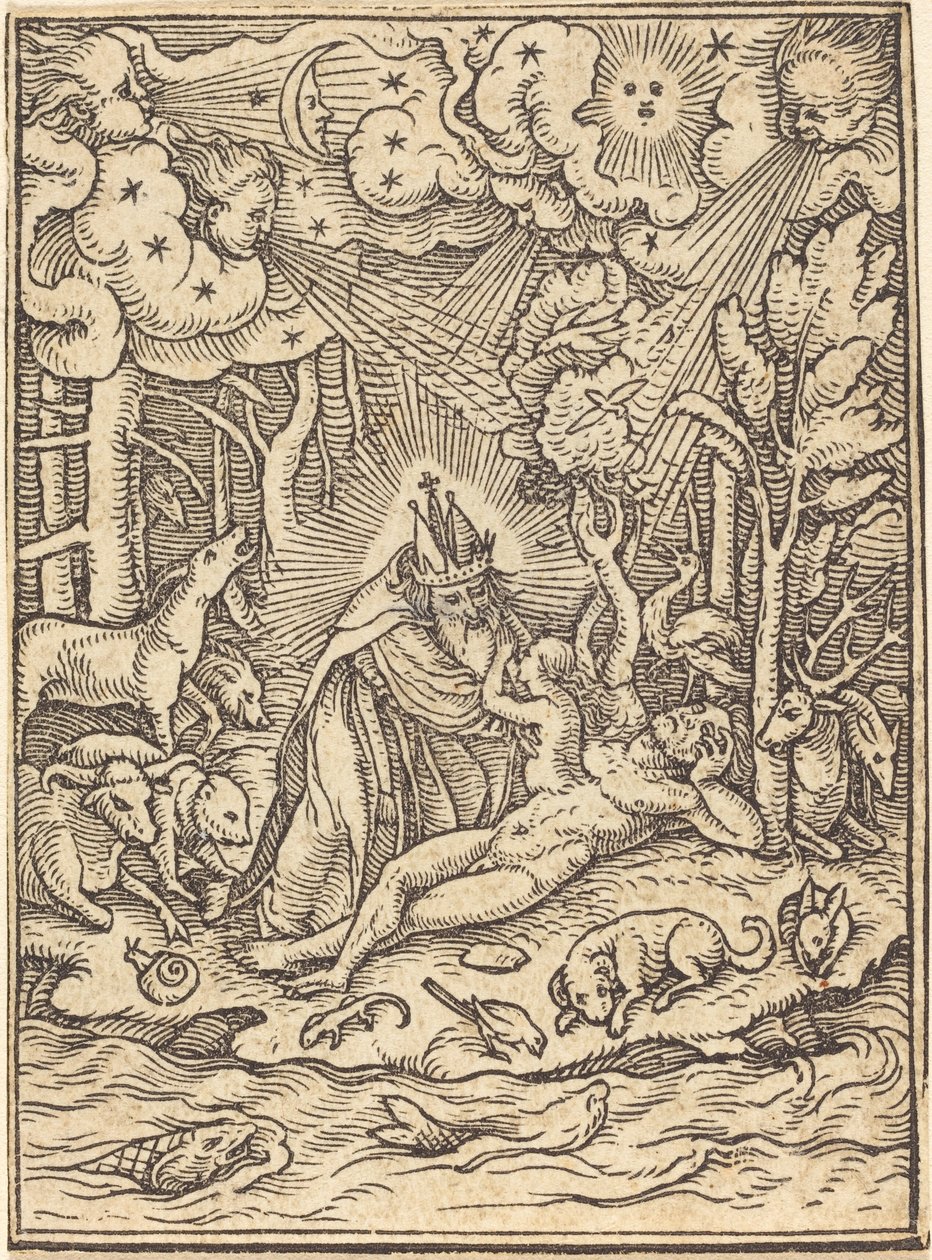 De Schepping door Hans Holbein der Jüngere